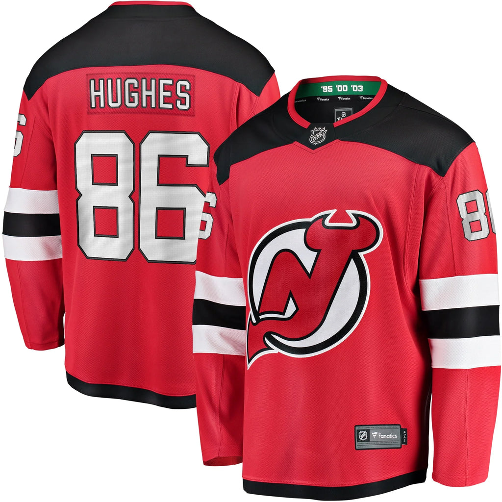 Men's Red New Jersey Devils Player Jersey R67461