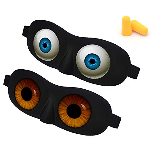 Sleep Mask 3D Contoured Blackout with Adjustable Strap W248