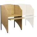 Oak Study Carrel F32195