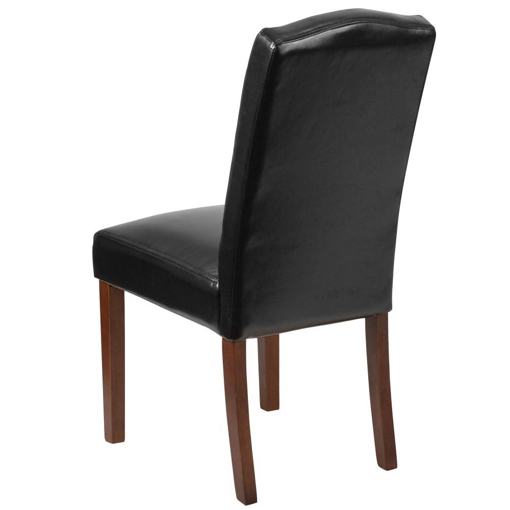 Brown Fabric Tufted Parsons Chair N80750