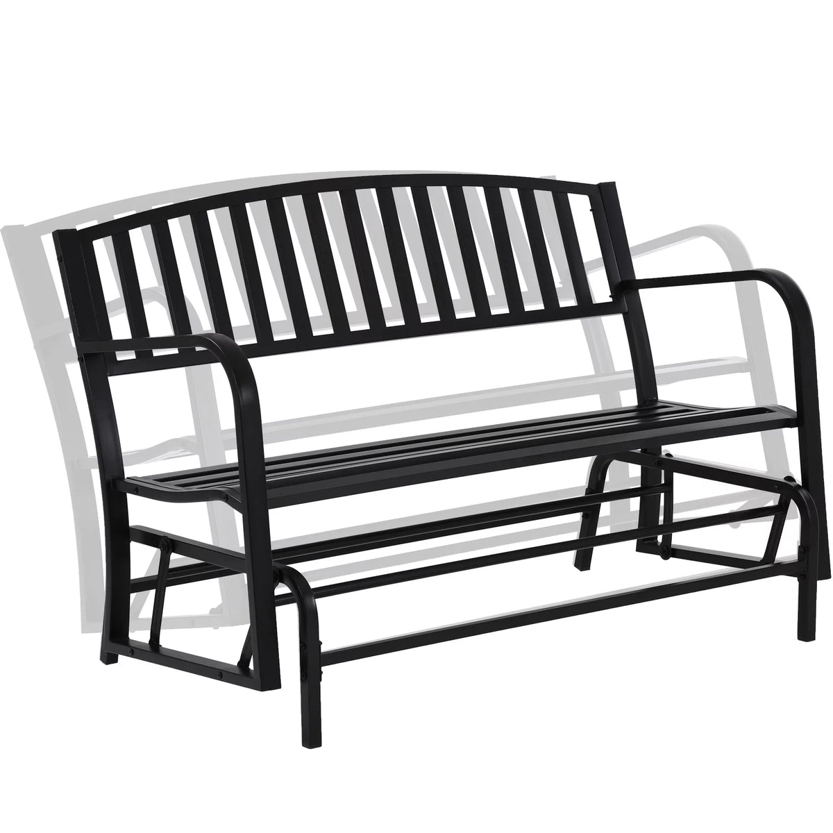 Patio Glider Bench with Cushion Q88276