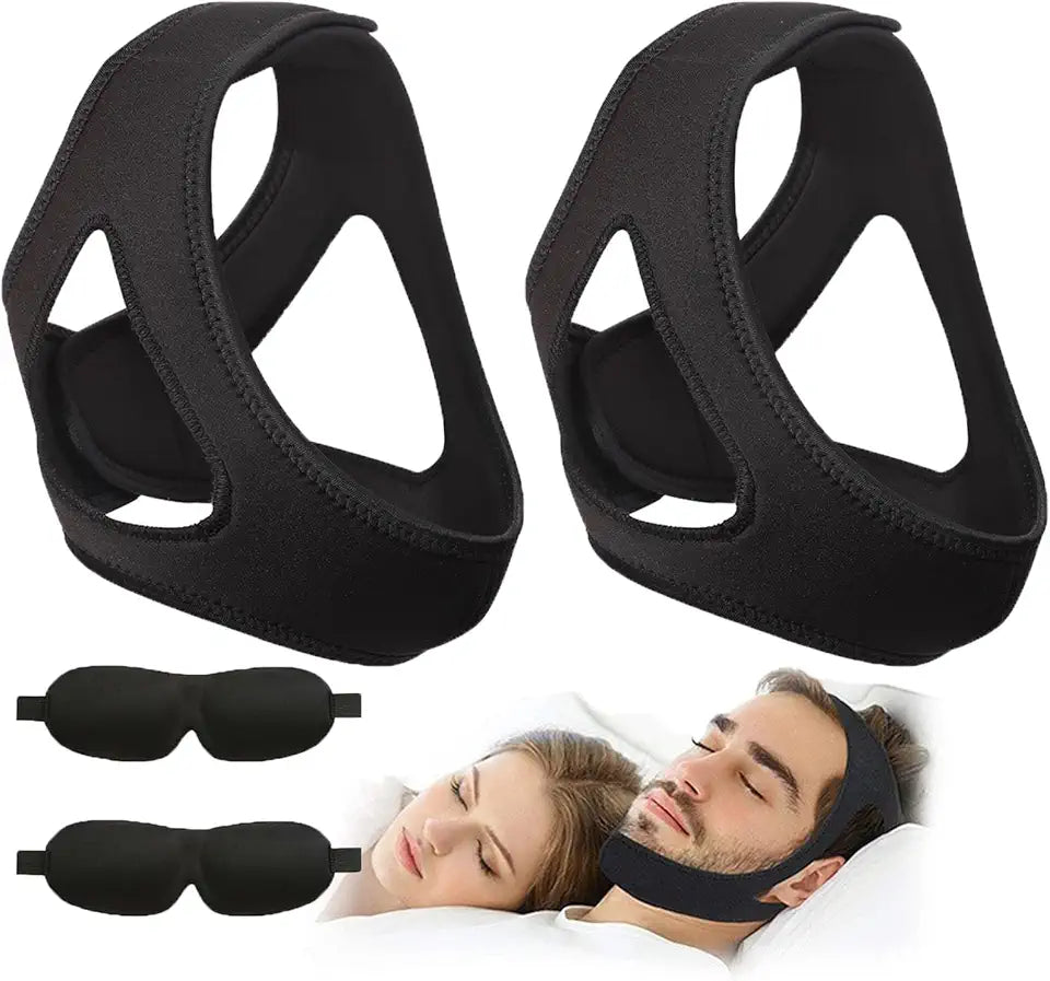 Jaw Strap for Sleep Apnea, 2pcs Anti Snore Chin Strap G9137