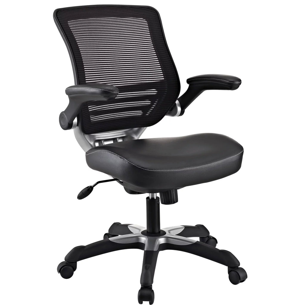 Black Vinyl Office Chair A19956