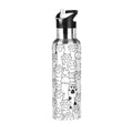 Stainless Steel Insulated Water Bottle with Straw Lid F70618