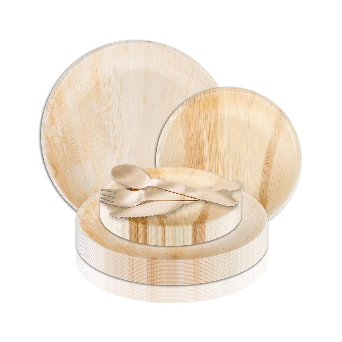 200 Settings Disposable Palm Leaf Wedding Value Set X7787