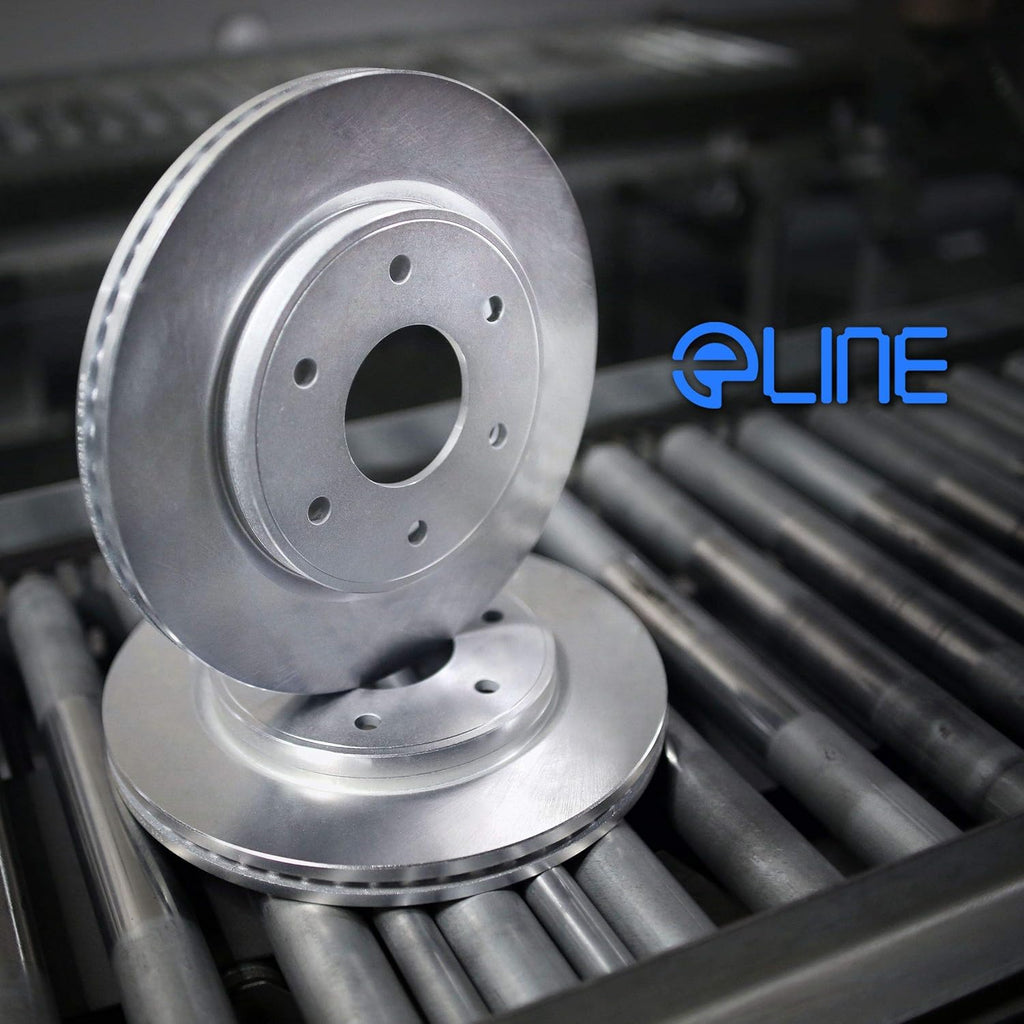 R1 Concepts eLine Replacement Brake Rotors Kit & Semi-Met Brake Pads S86404