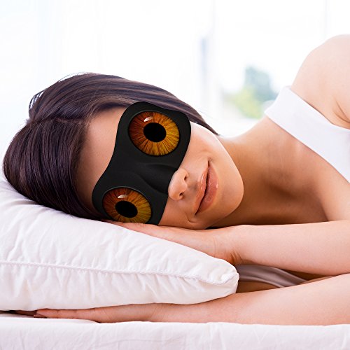 Sleep Mask 3D Contoured Blackout with Adjustable Strap W248