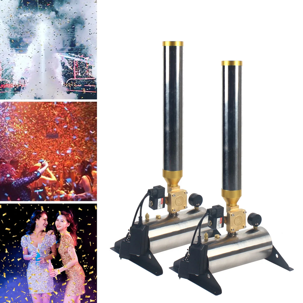 Remote Control Confetti Cannon Machine 2Pcs Q7661