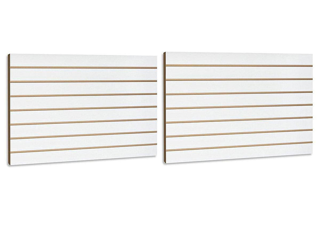 White Slatwall Easy Panel (2-Piece per Box) D8078