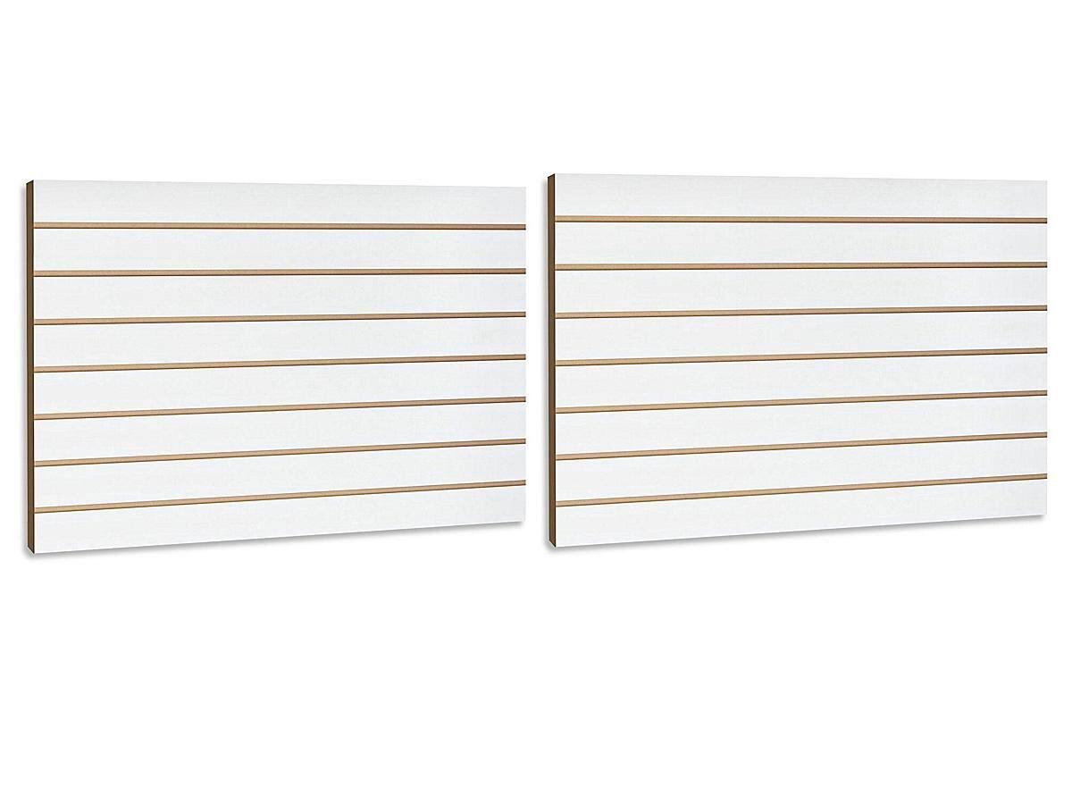 White Slatwall Easy Panel (2-Piece per Box) D8078