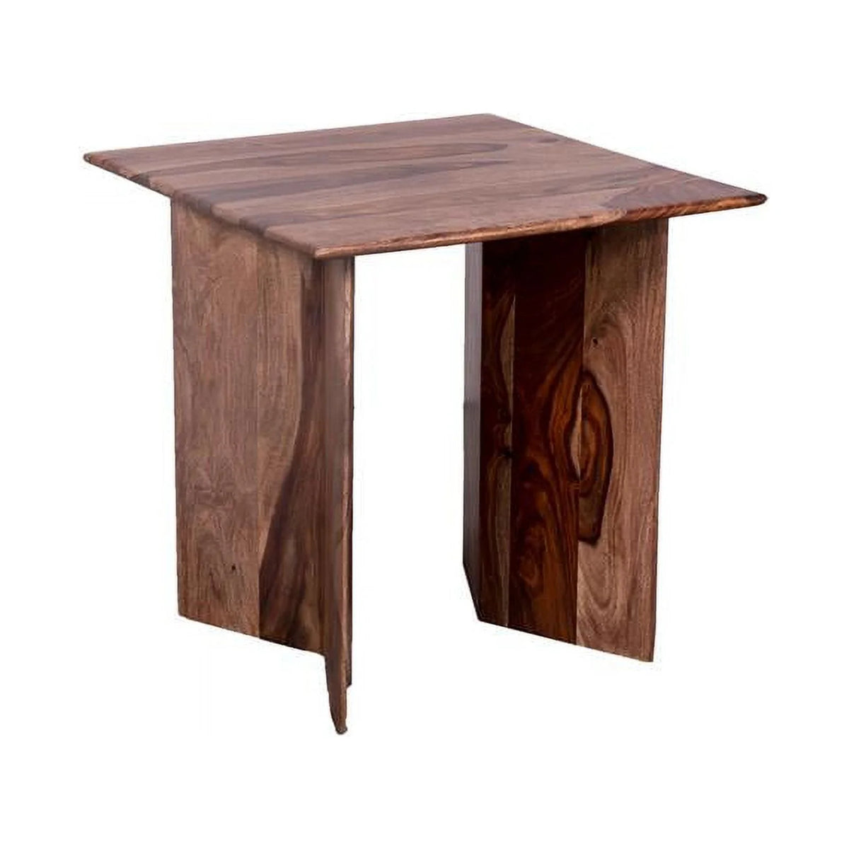 Solid Sheesham Wood End Table T2829