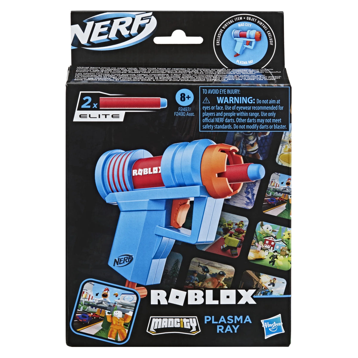 Plasma Ray Dart Blaster with 2 Nerf Darts B623973