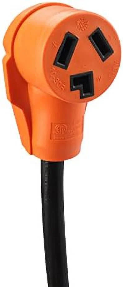 3 Prong Dryer Cord, 30 Amp, 125V/250V, 10 Gauge, NEMA 10-30P to 10-30R, 25 Feet N1691