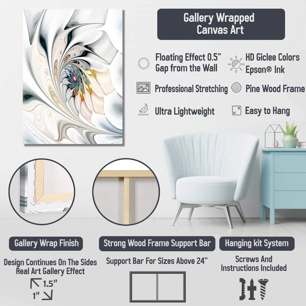 Floral Canvas Wall Art 32 in. wide x 16 in. high V68913