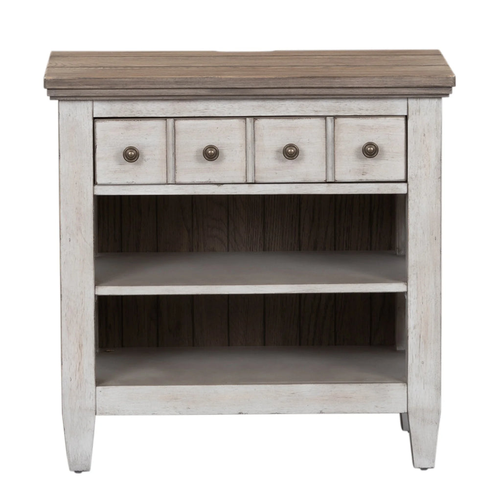 1 Drawer Night Stand with Charging Station V630152