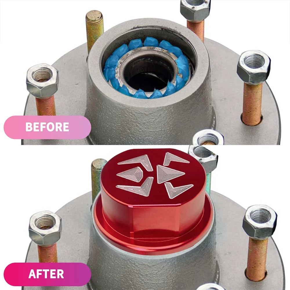 Replacement Aluminum Cap Assembly with O-rings for Vortex Hubs with 5 Bolts S582847