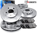 R1 Concepts eLine Replacement Brake Rotors Kit & Semi-Met Brake Pads S86404
