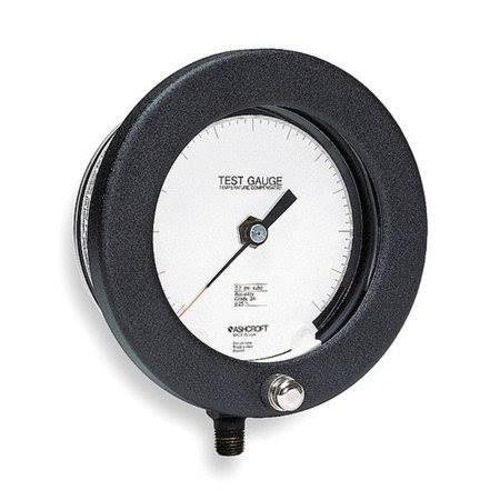 Pressure Gauge, 0 to 300 Psi, 4-1/2In E8139