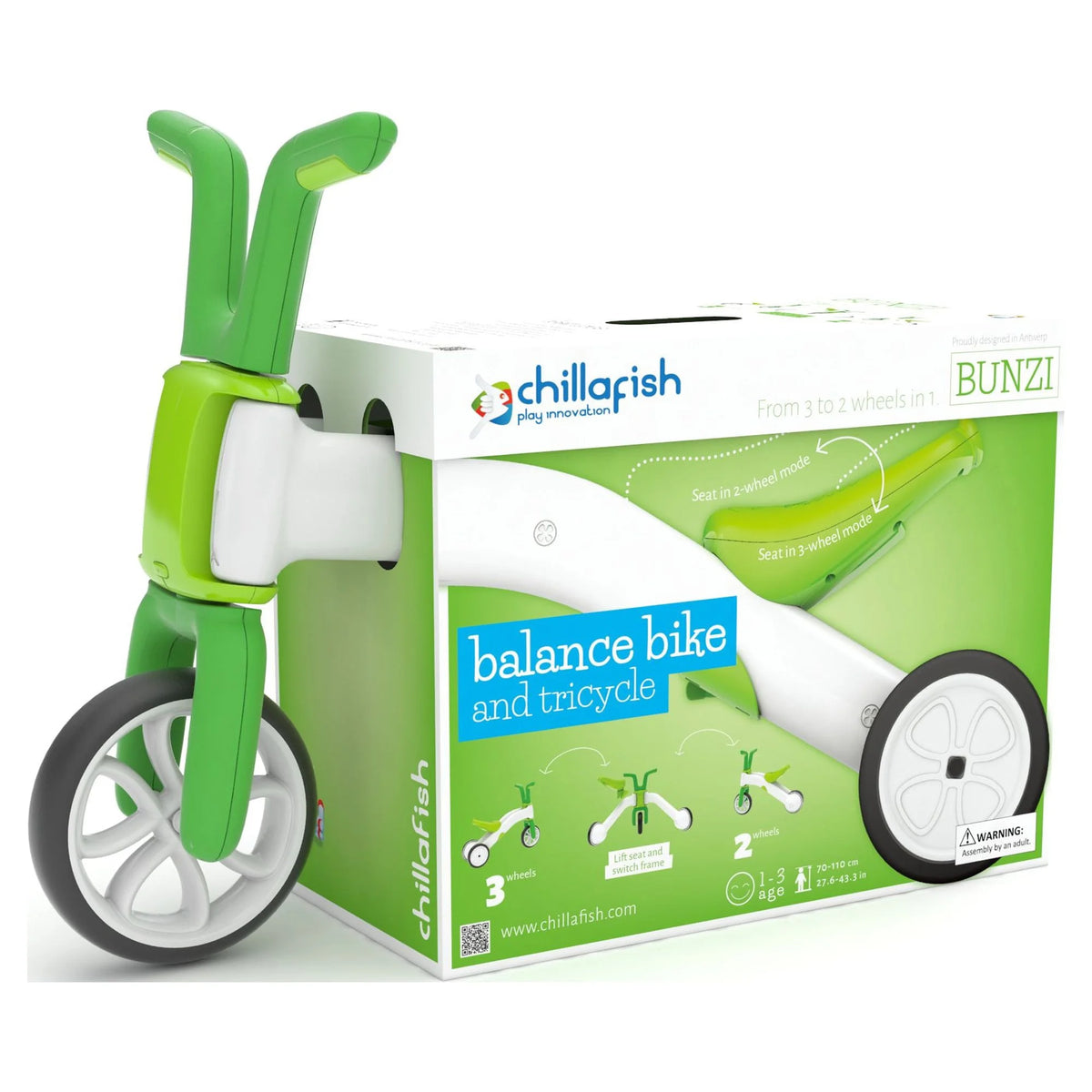 2-in-1 Balance Bike and Tricycle O503