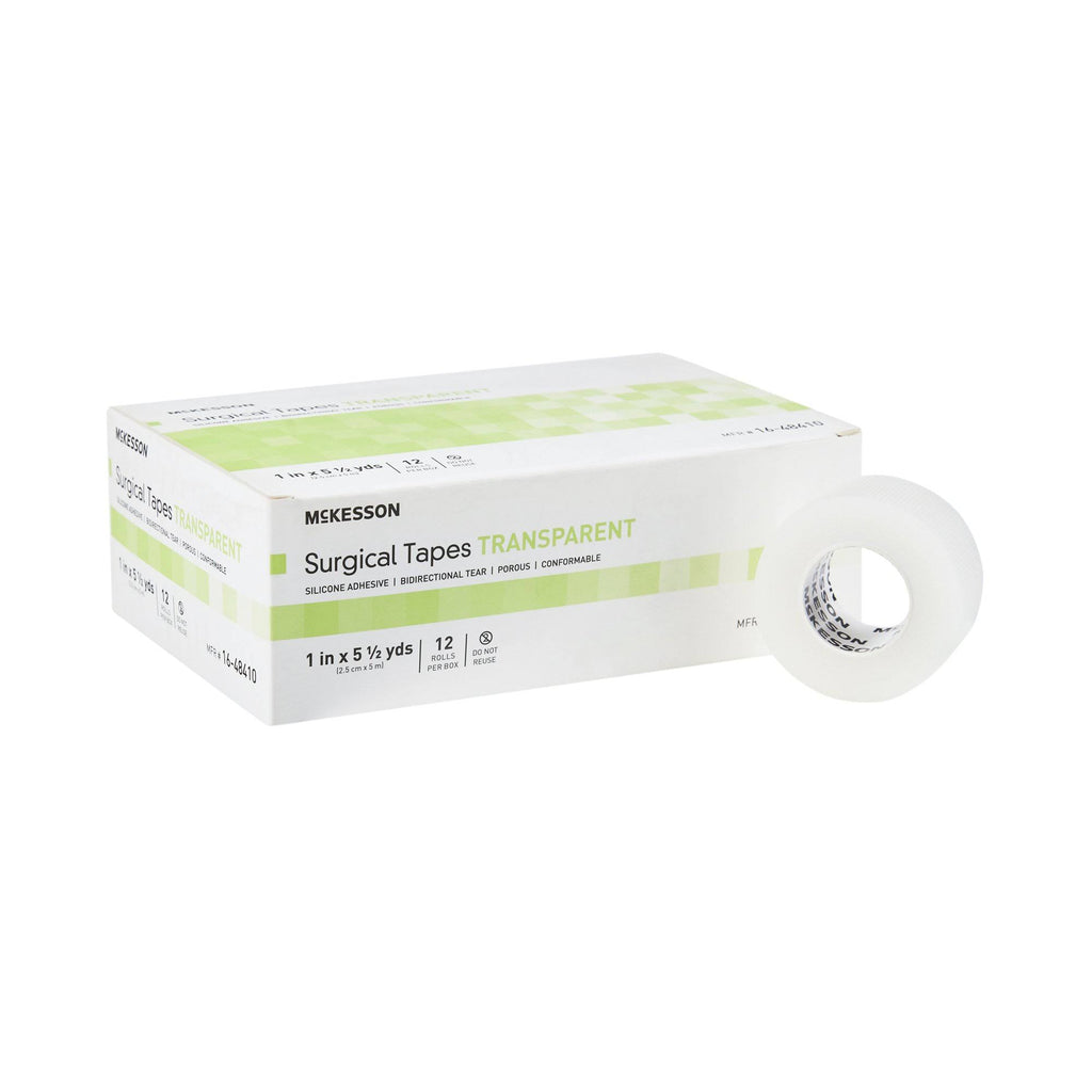 Transparent Silicone Medical Tape 1 inch x 5-1/2 Yard P556