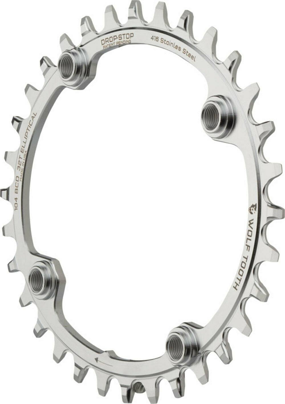 32T x 104 Stainless Steel Chainring C494