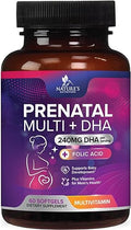 Prenatal Multivitamin with Folic Acid & DHA 60 Softgels P385237