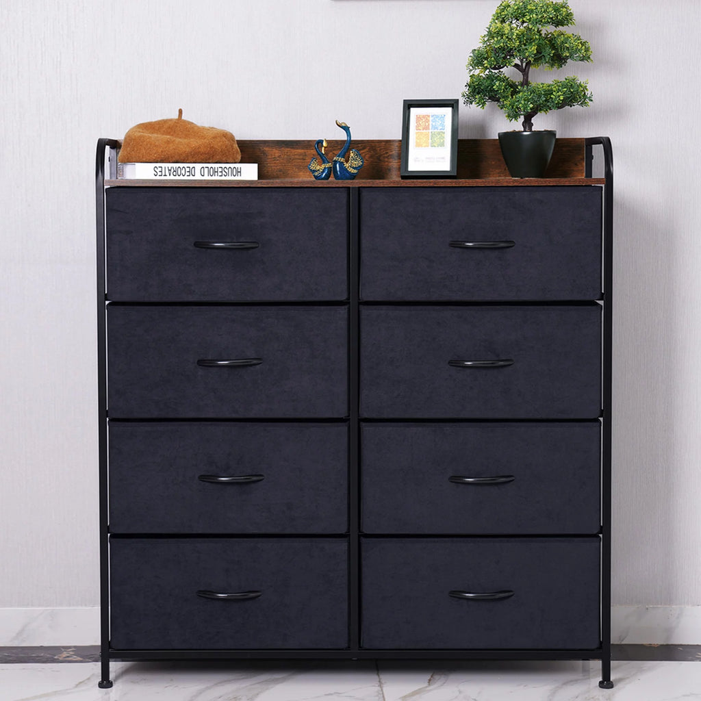 8 Drawer Rustic Finish Dresser C939972