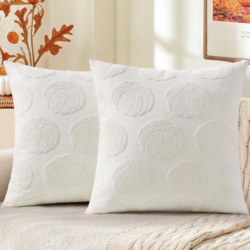 Christmas Chenille Soft Throw Pillow Covers 18x18 Set of 2 T88594
