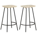 Solid Mango Wood Bar Stools 2 pcs V141