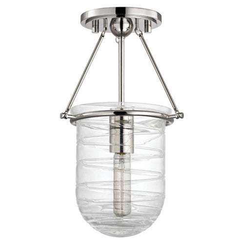 1 Light Semi Flush Old Bronze O217079