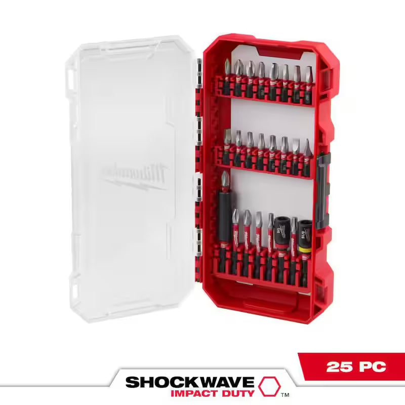 Alloy Steel Screw Driver Bit Set 25-Piece J887565