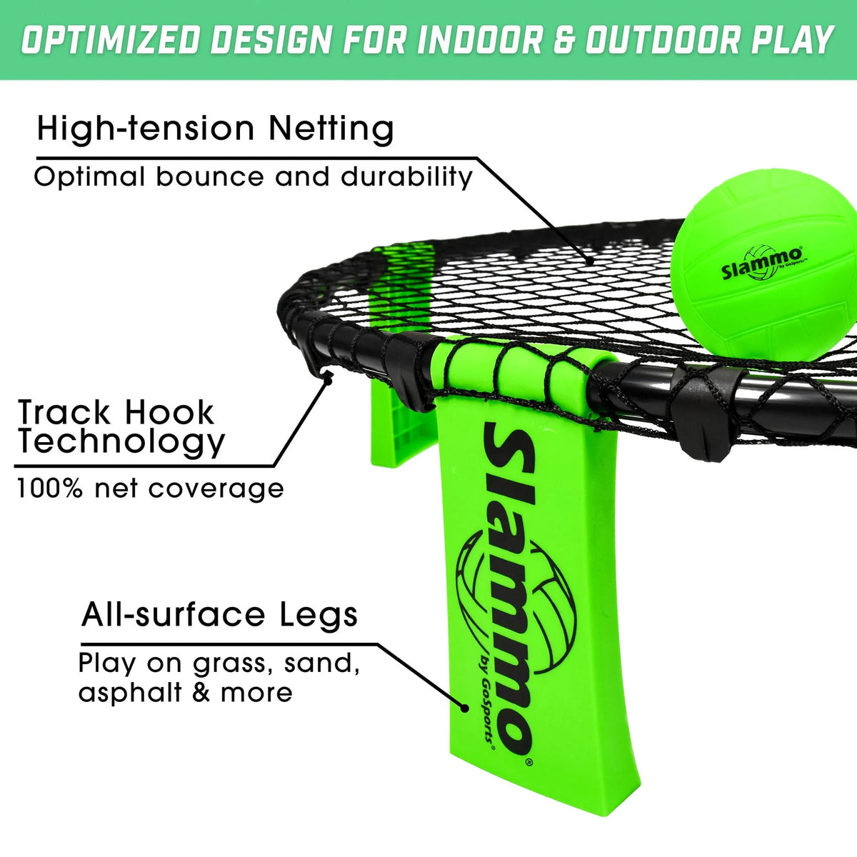 Outdoor Game Set with 3 Balls and Carrying Case U965238