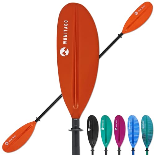 Aluminum Shaft PP Blade Floating Kayak Paddle U40878
