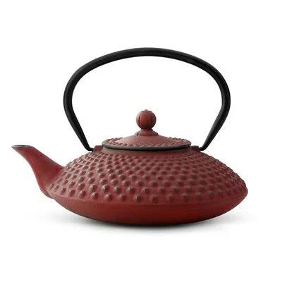 Red Cast Iron Teapot R400567