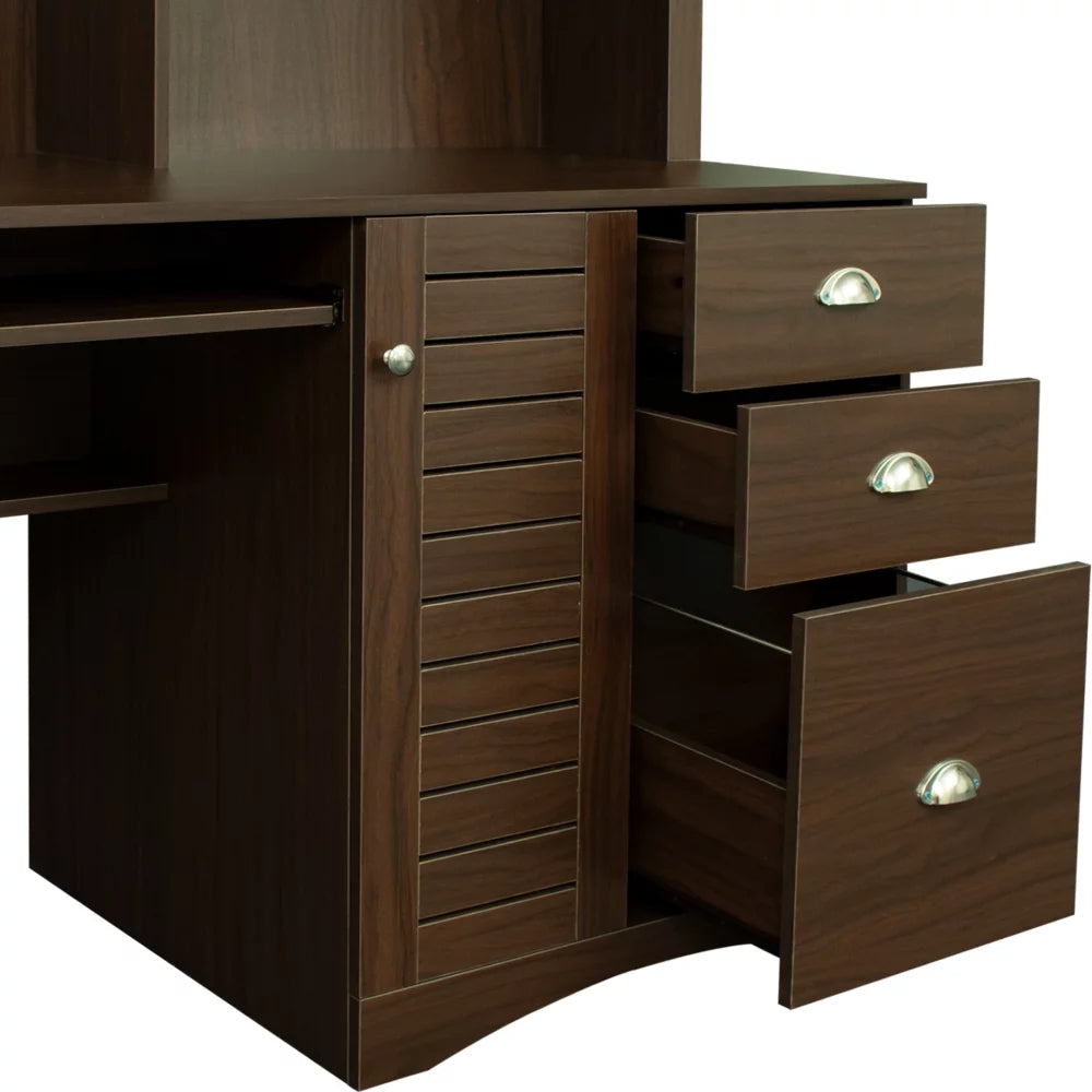 Computer Desk with Hutch N95386