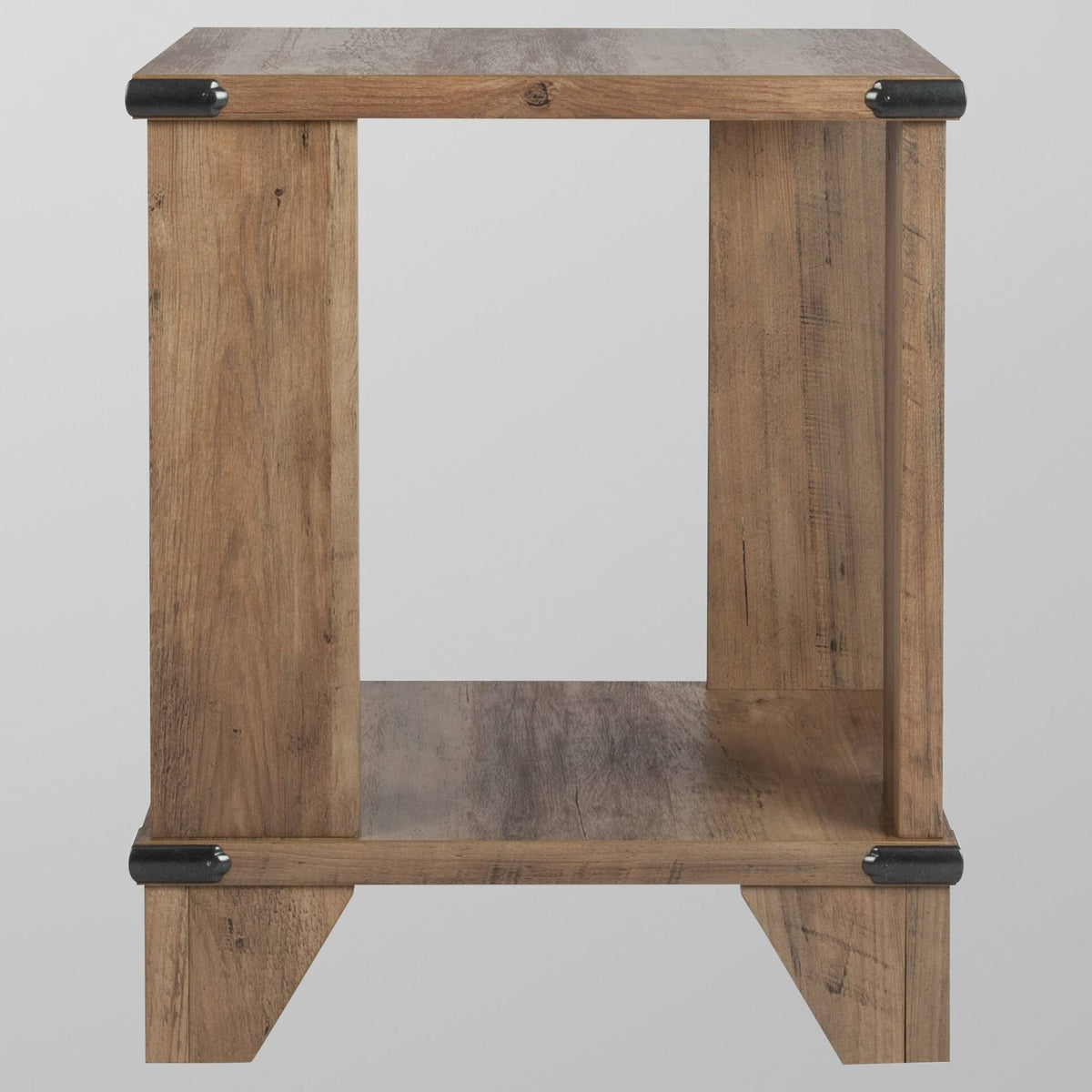 Rustic Oak End Table (Set of 2) E50373