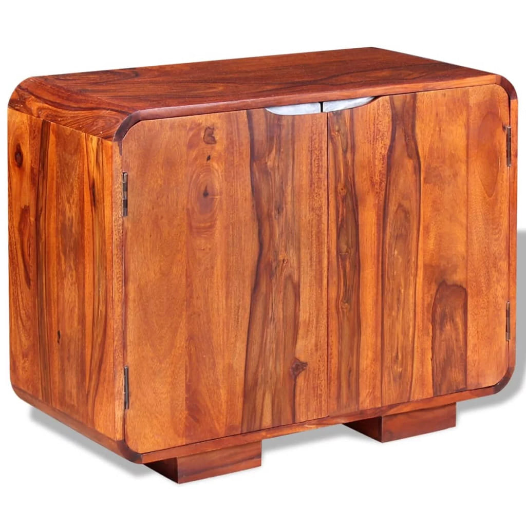 Solid Sheesham Wood Sideboard Storage Cabinet N2093