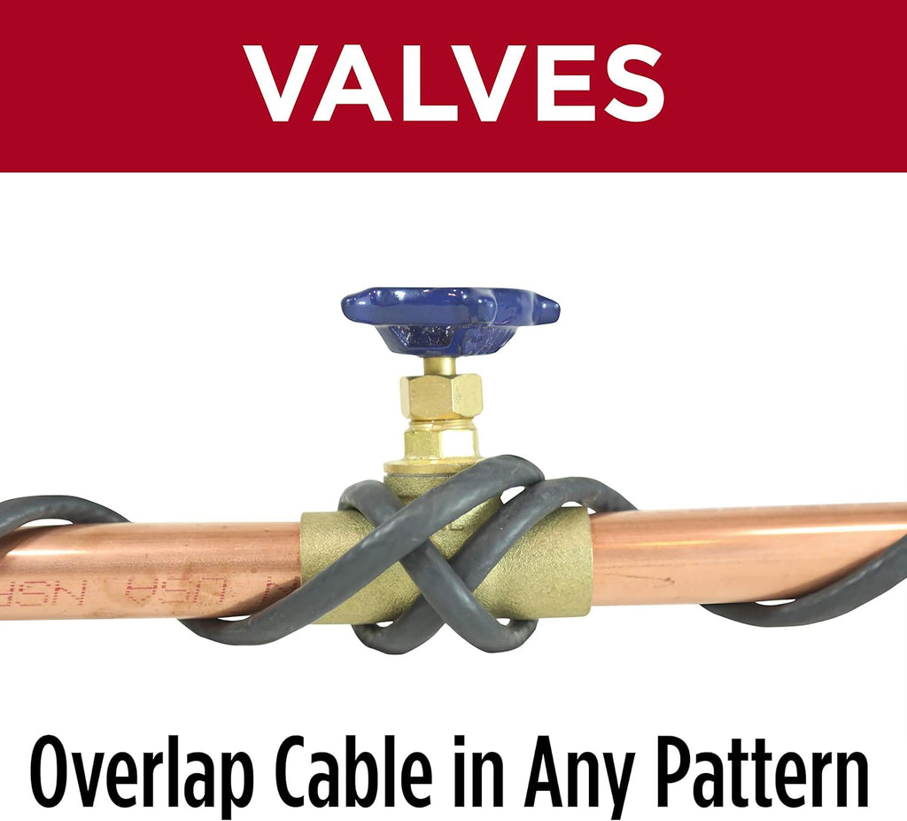 60 Feet Self-Regulating Heat Cable with Built-in Thermostat O259