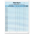 Patient Sign-In Label Forms 125 / Pack Blue V750947