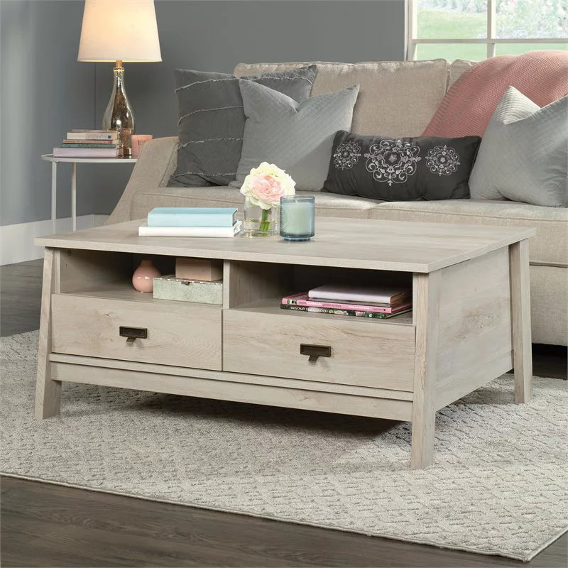 Wood Rectangular Lift-Top Storage Coffee Table T201154