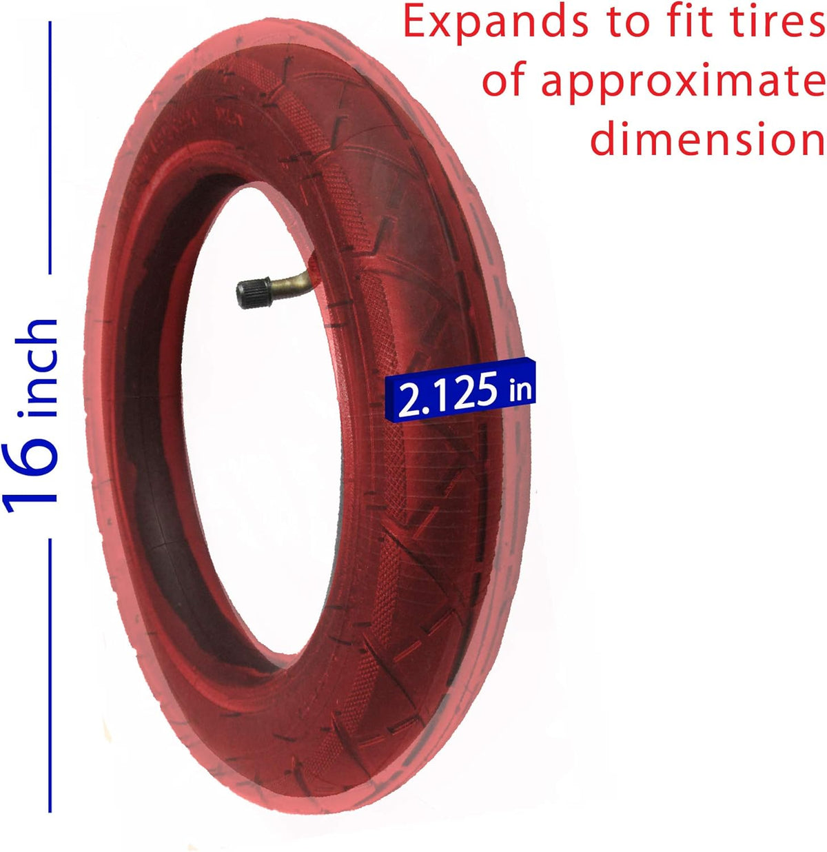 2 Pack Inner Tube & Tire Set for Bike P973676