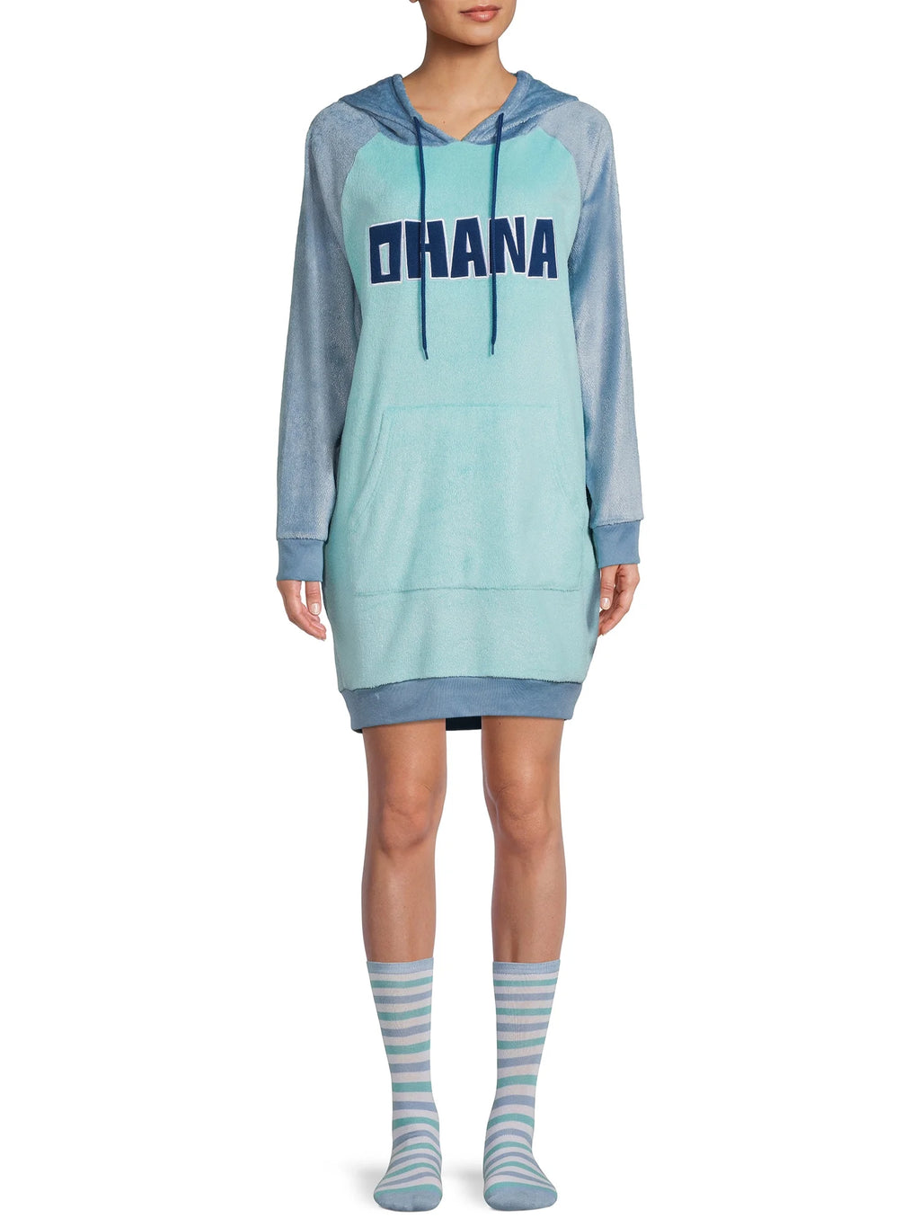 Stitch Hooded Sleepshirt with Socks A430762