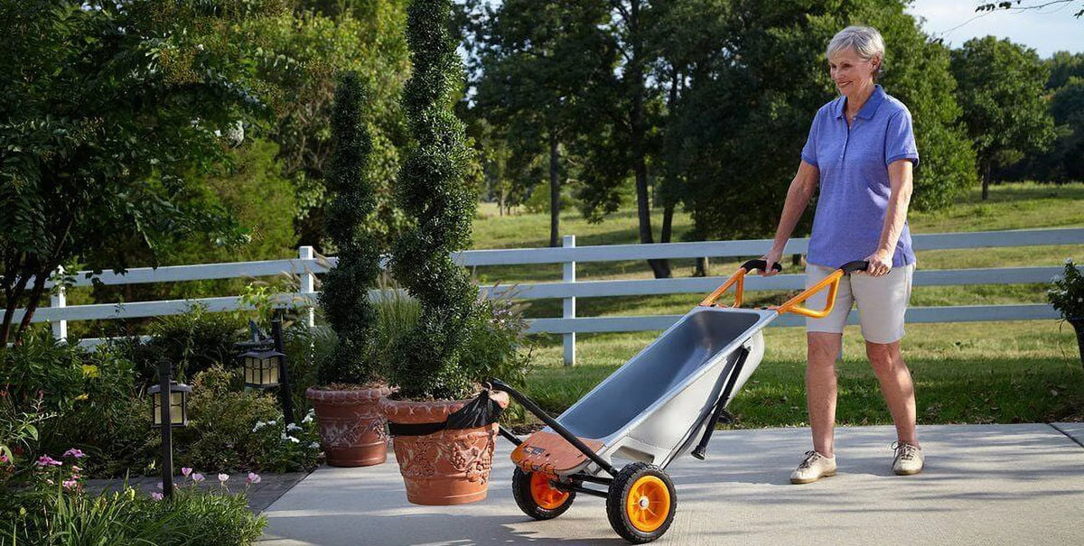 8-in-1 Yard Cart Wheelbarrow Dolly U1205