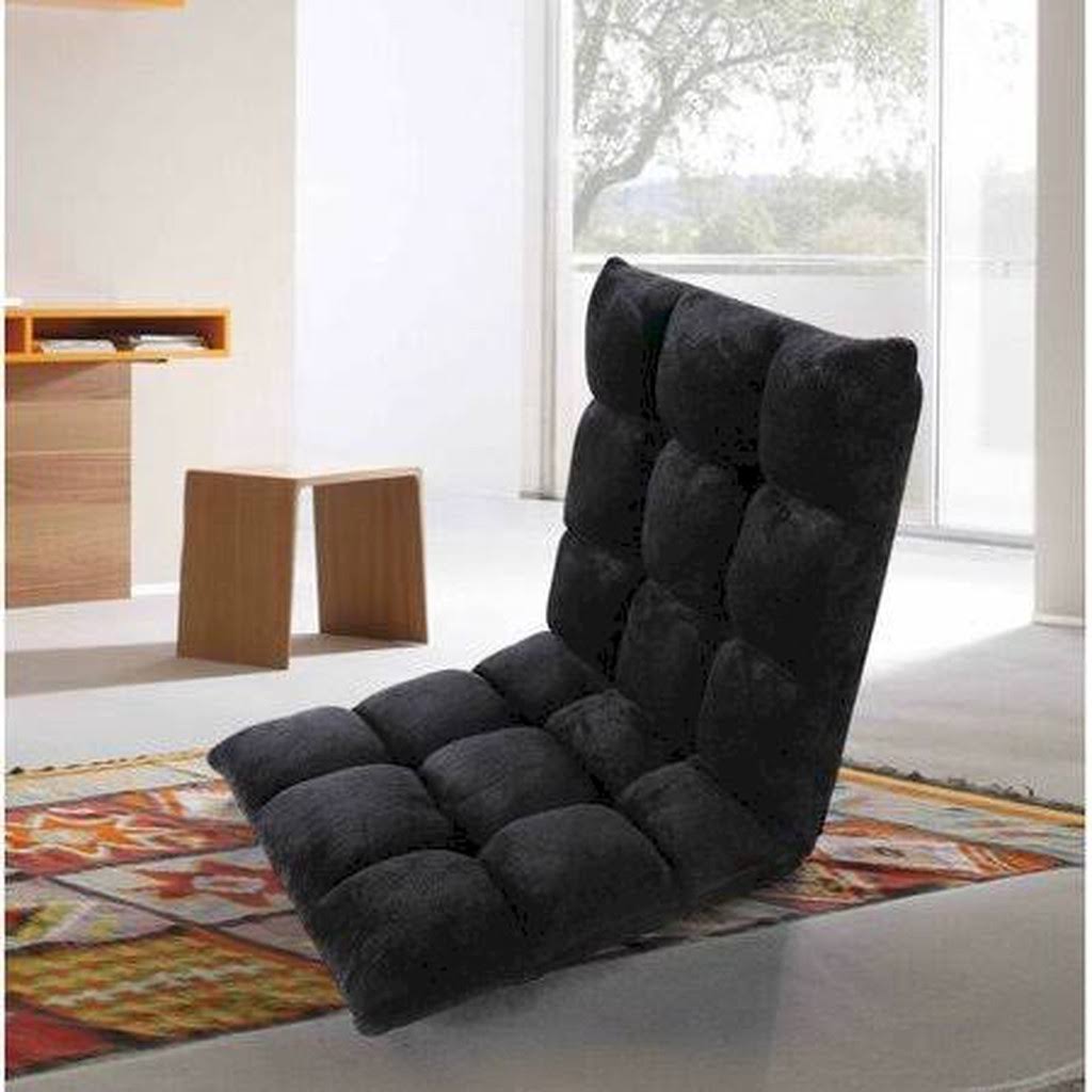 Black Floor Game Chair V870