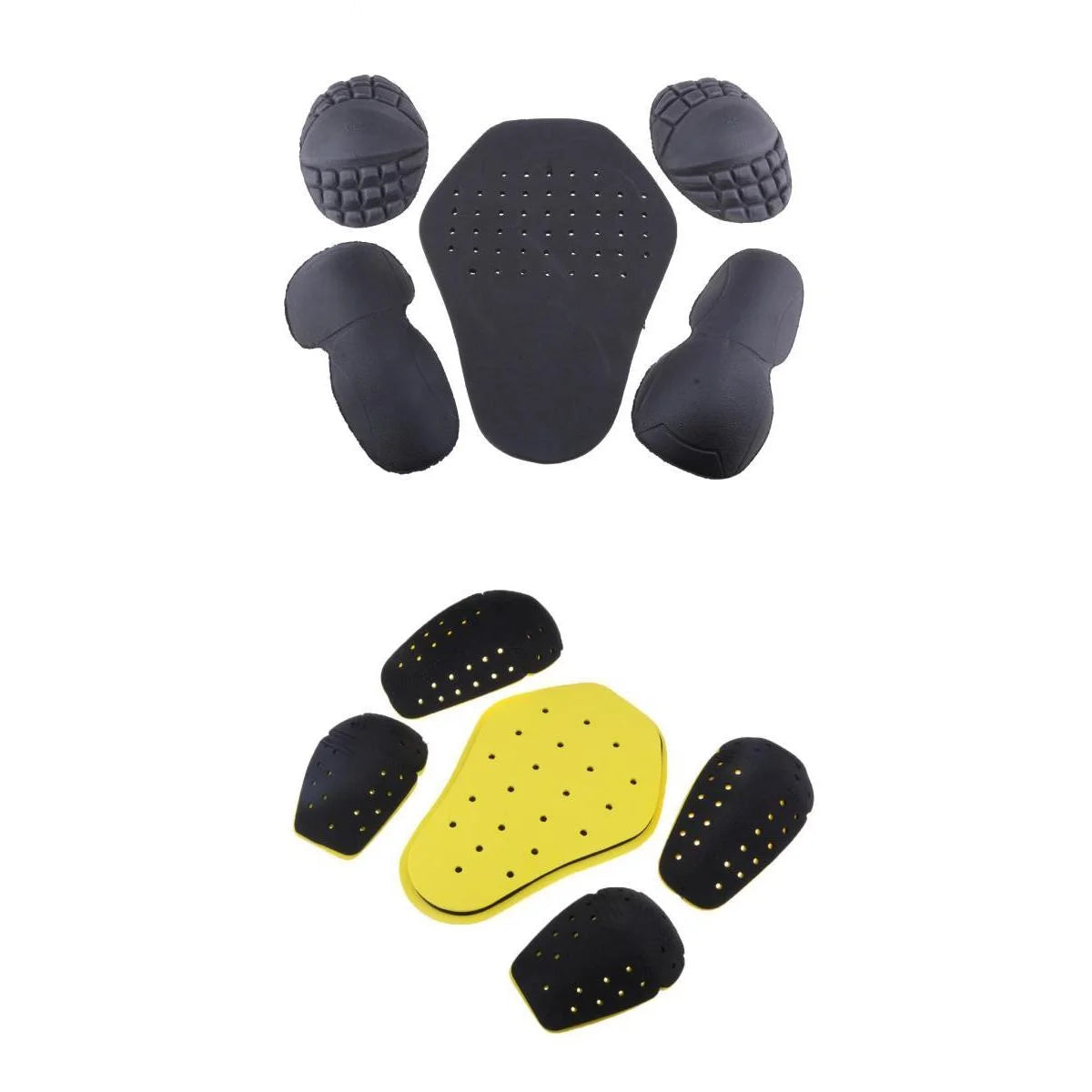 Yellow+Black Motorcycle Protective Gear Set K305692