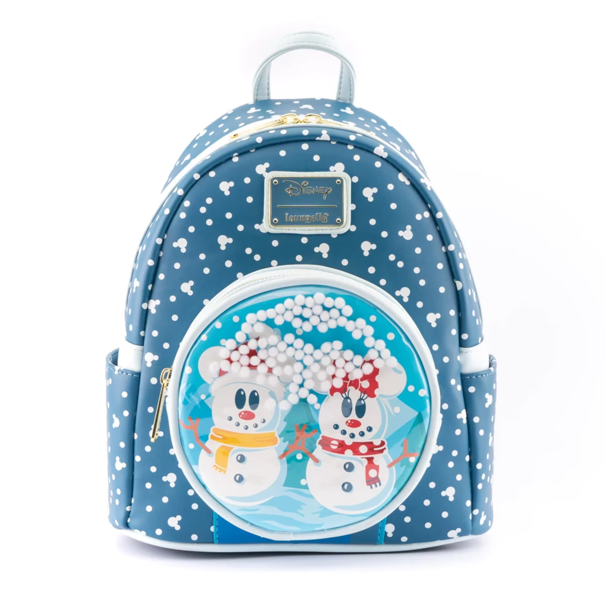 Disney Snow Globe Mickey And Minnie Mini Backpack Z949