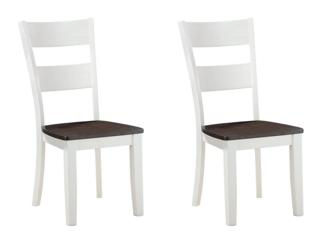 White Solid Wood Dining Chair (Set of Two) P5702