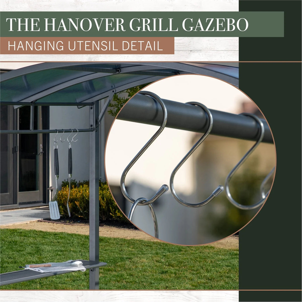 Grill Gazebo 90" x 59" x 90" W43074