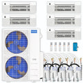 48,000 BTU 5 Zone Ceiling Cassette Ductless Air Conditioner and Heat Pump G6558