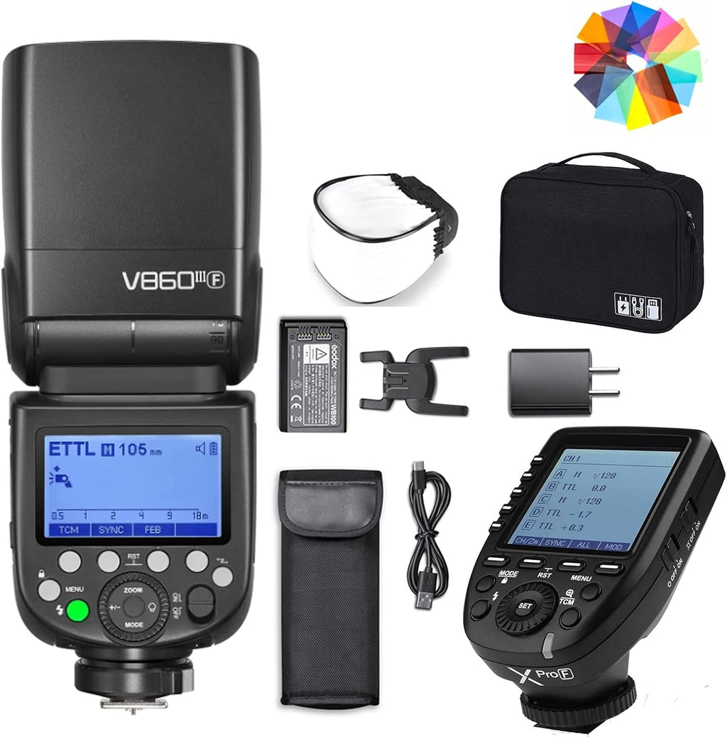 Fujifilm Camera Flash Speedlite GN60 TTL HSS 2600mAh U214
